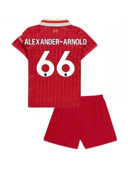 Liverpool Alexander-Arnold #66 Replika Hemmakläder Barn 2024-25 Kortärmad (+ byxor)